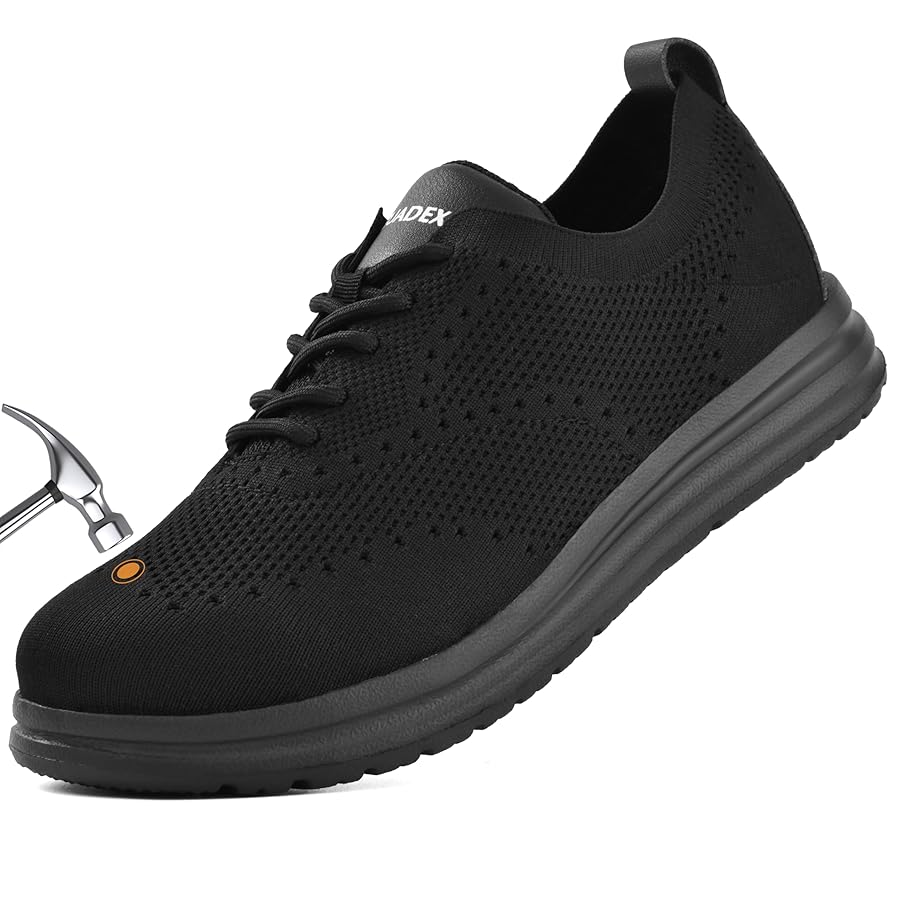Amazon.com: SUADEX Steel Toe Dress Shoes for Men Slip On